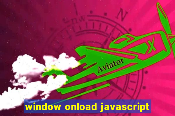 window onload javascript